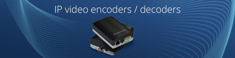 image banner of ip video encoders decoders to create a public address system from grandstream