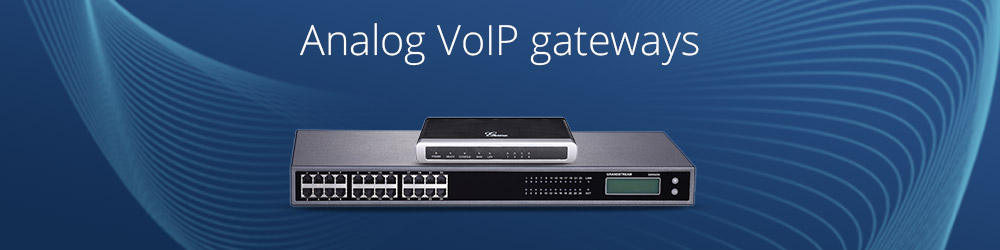 image banner of analog VOIP gateways to integrate traditional phone systems into a VoIP network