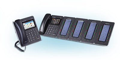 image of extensions modules receptionist ip phone for business communication from grandstream India
