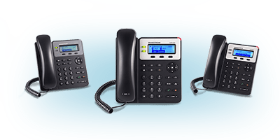 image of grandstream GXP series basic ip phones group image for business communication