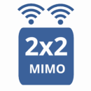 image icon representing 2X2 MIMO Technology used in grandstream products
