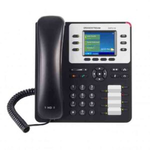 image of standard enterprise-grade IP phone for business communication from grandstream