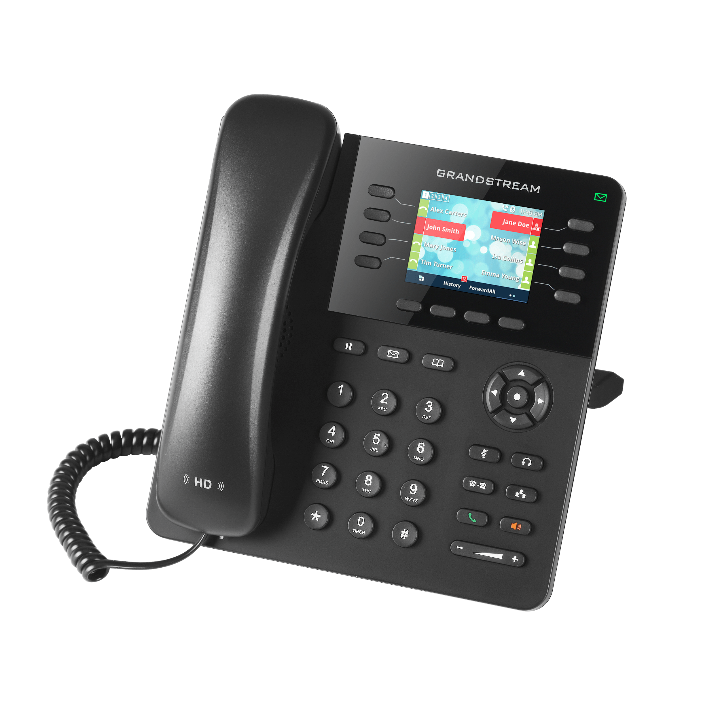 image of enterprise-grade IP phone for business communication from grandstrem india