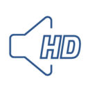 image icon of the speaker representing HD sound quality of the grandstream IP products