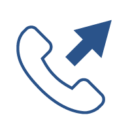 image icon of outgoing call-transfer phone Handel for business communication from grandstream