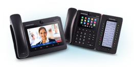 image of the video-telephony collection in grandstream India for business communication & security
