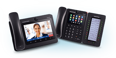 image of the video-telephony collection in grandstream India for business communication & security