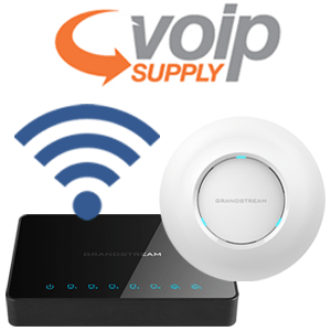 image of voip supply with ucm & wifi router for business communication - grandstream