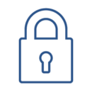 image icon - representing lock, protection, or security of conversation between participants