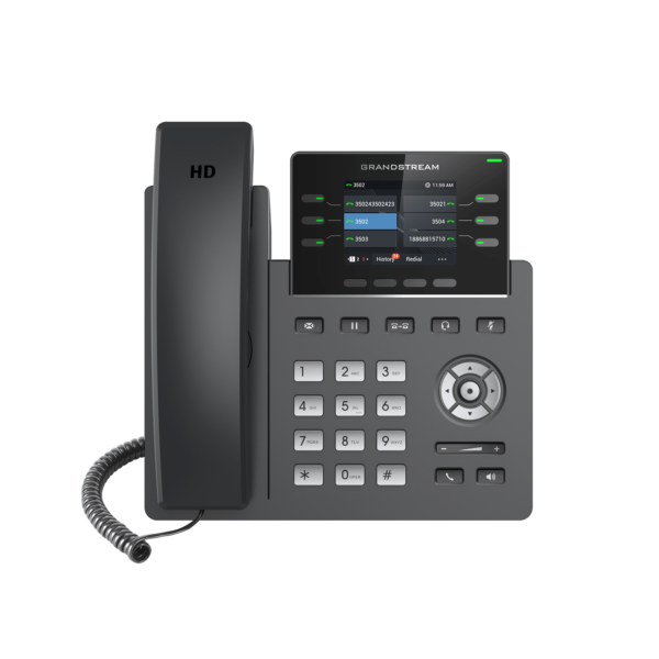 image of 3-line carrier-grade IP phone from grandstream india for business communication