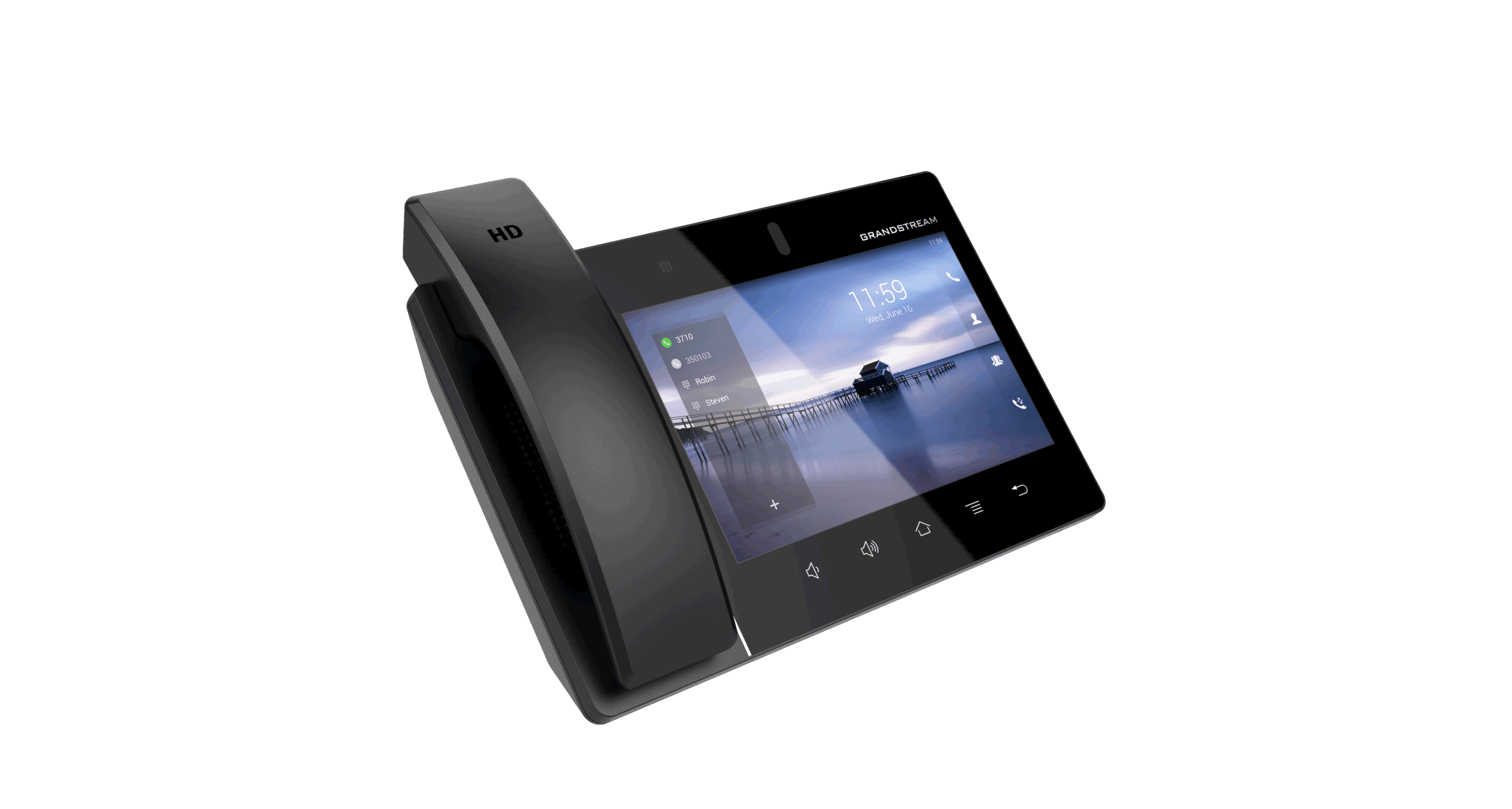 image of IP Video Phone for Android combines a 16-line for business communication - grandstream