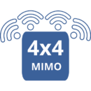 image icon representing 4x4 MIMO technology in grandstream wifi access point products