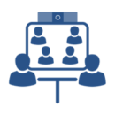 image icon of multiple people in grandstream video conferencing for business communication